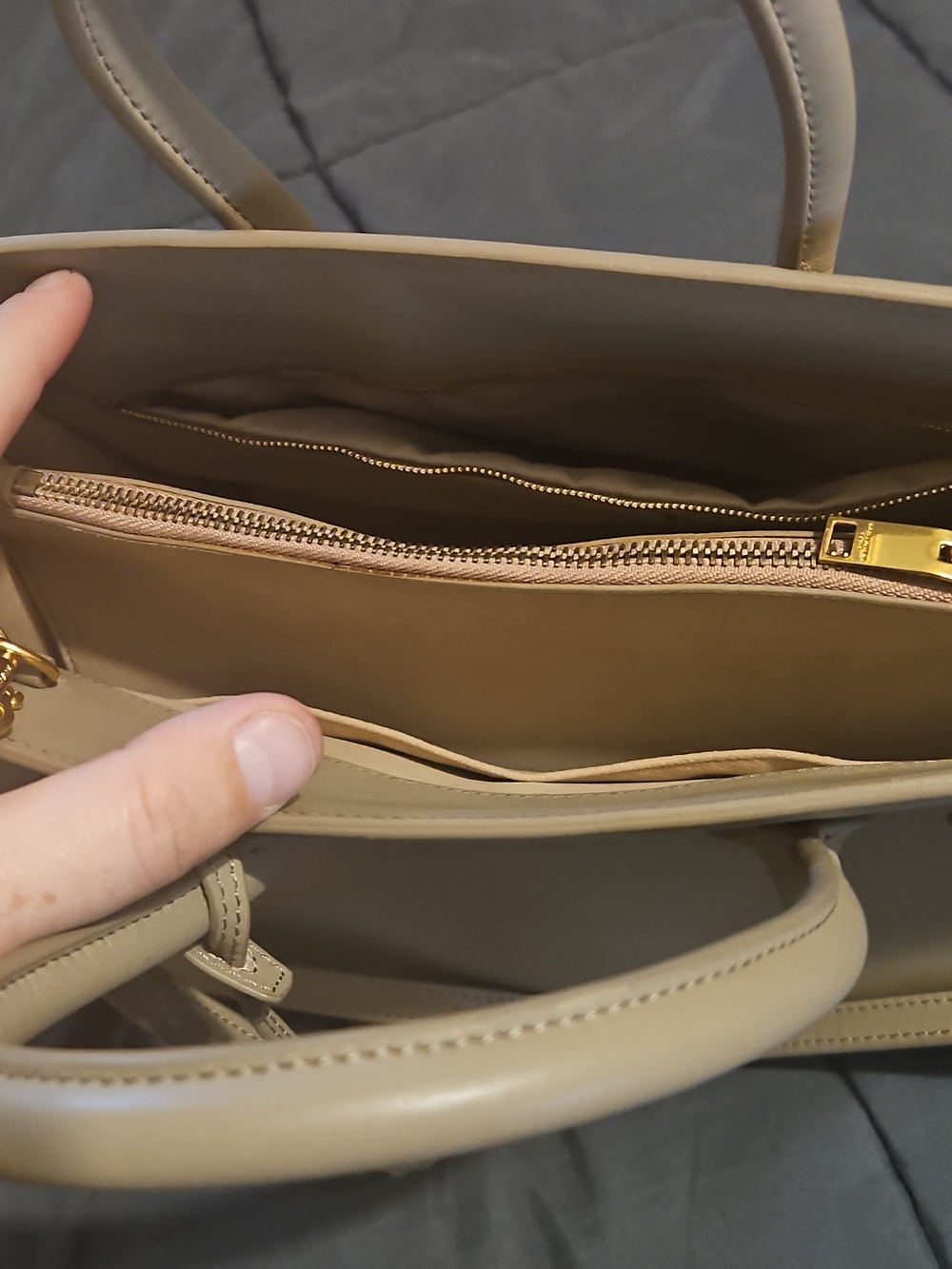 Vintage (2013) Saint Laurent Sac De Jour Medium Sized Tote Bag - Made In Italy - Picture 8 of 12